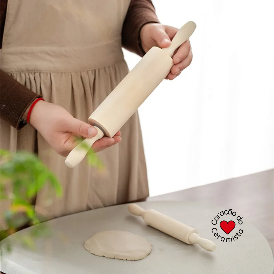 Clay Roller Solid Wood Mud Rolling Pottery Tool