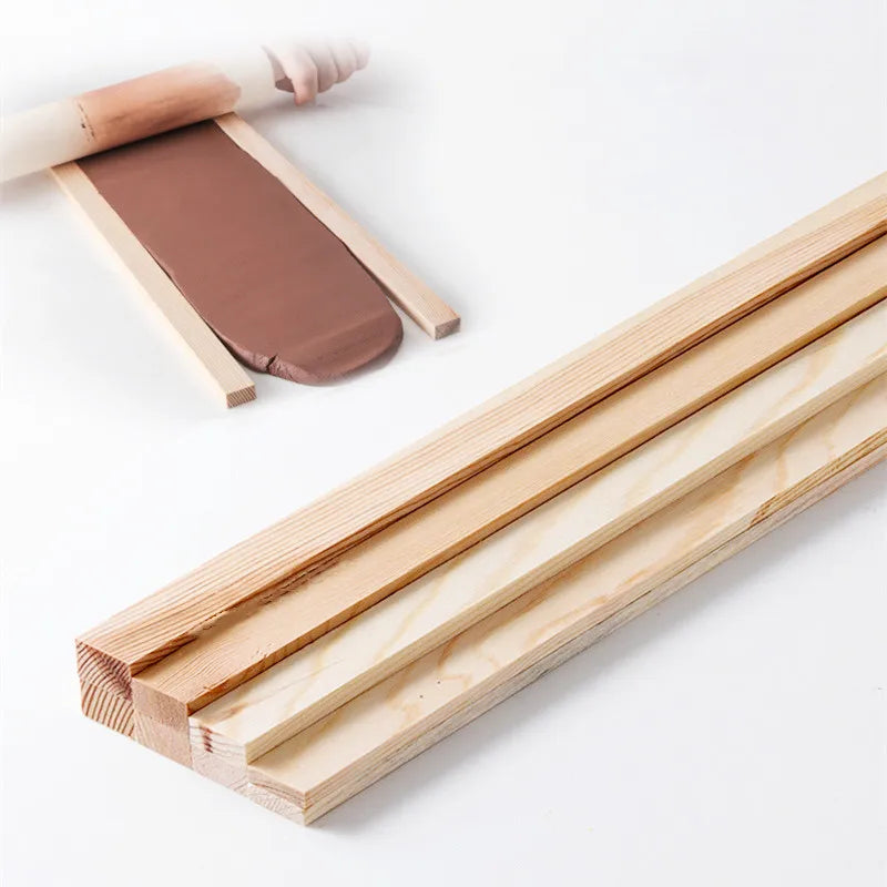 Wooden Guide for Opening Clay Plate - 8pcs