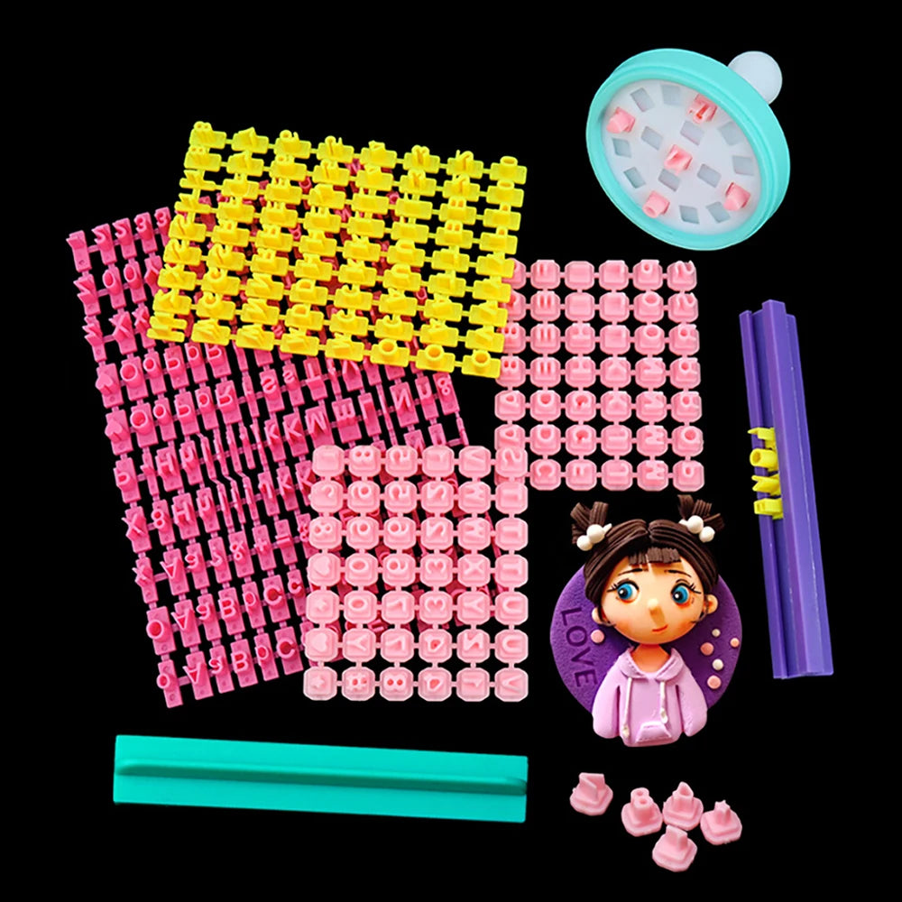 Clay Text Printing Tool Set