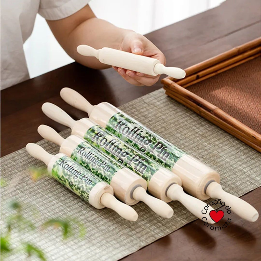 Clay Roller Solid Wood Mud Rolling Pottery Tool