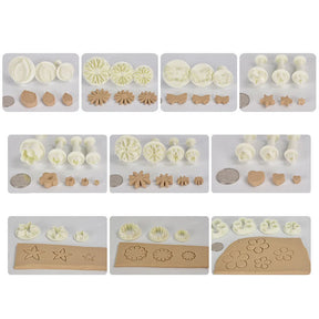 Pottery Art Imprint Mold Set 33-Piece