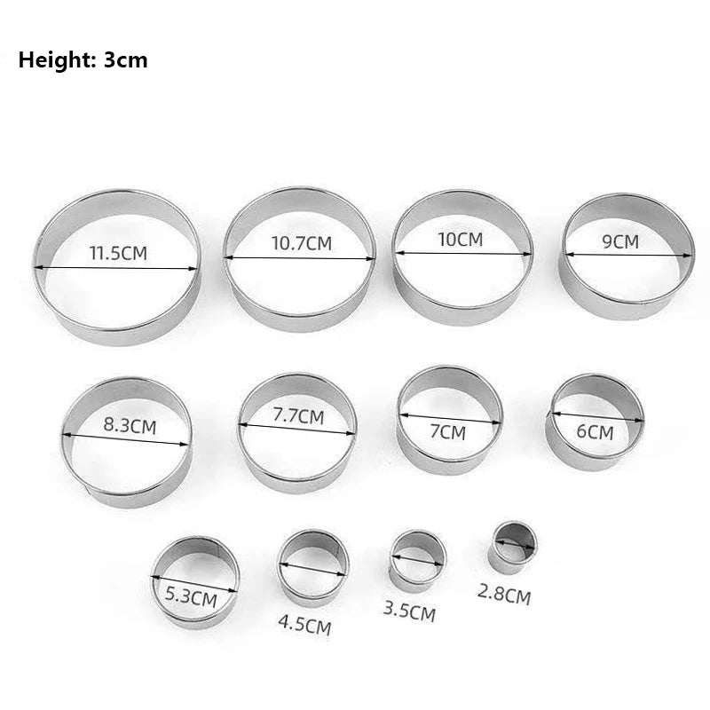 12 Pçs/set Ferramentas de Argila de Cerâmica de Aço Inoxidável Rodada Cerâmica Cortador de Argila Moldes Ferramentas Artesanais