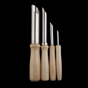 4Pcs Stainless Steel Circle Shaping Pottery Clay Carving Tools Perfect Hole Punch