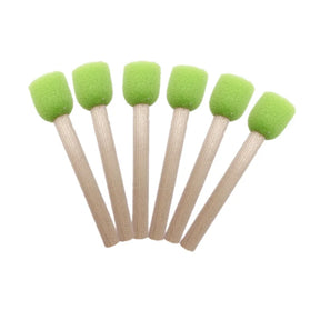 Wooden Stick Sponge Brush Set 20 Pcs