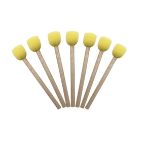 Wooden Stick Sponge Brush Set 20 Pcs