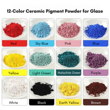 12-Color Ceramic Pigment Powder for Glaze