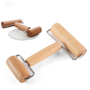 Wooden Double-Headed Clay Roller for Pottery and Sculpting - Clay Flattening and Modeling Tool