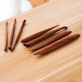 Refined Mahogany Clay Tools