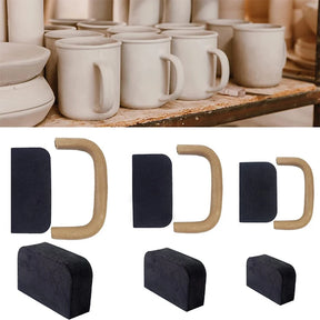 12 Pcs Pottery Mug Handle Molds Set