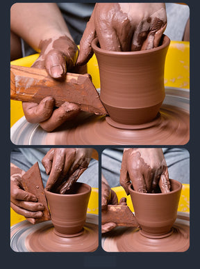 Wooden Pottery Shape Scraper