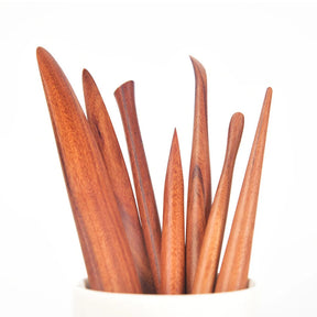 Refined Mahogany Clay Tools