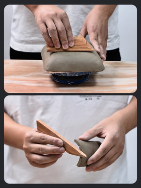 Wooden Pottery Shape Scraper