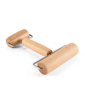 Wooden Double-Headed Clay Roller for Pottery and Sculpting - Clay Flattening and Modeling Tool