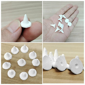 10 Pcs Artisanal Ceramic Cone Set